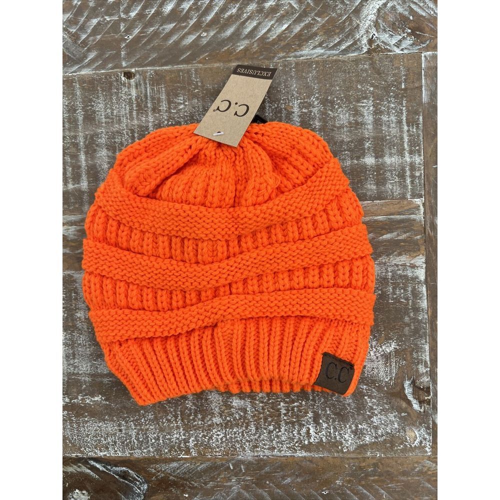 Hot item! CC Beanie New Women's Knit Slouchy Thick Cap Hat Unisex Solid Color‎